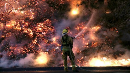 Monitoreo de incendios con imágenes satelitales. Sierras Centrales de San Luis - Agosto 2016