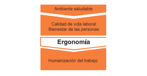 Figura 1. Ergonomía, ambiente saludable y calidad de vida laboral