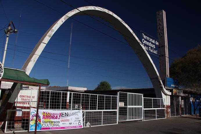 fachada de la ex terminal